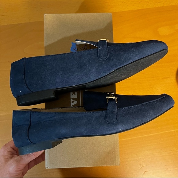 NIB Blue Feversole Slip-On Loafers sz 9 - Picture 6 of 10
